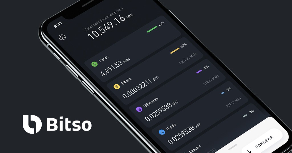 Bitso mobile portfolio and assets